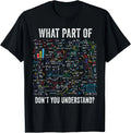 What Part of Don’t You Understand Funny Math Sarcastic T-Shirt