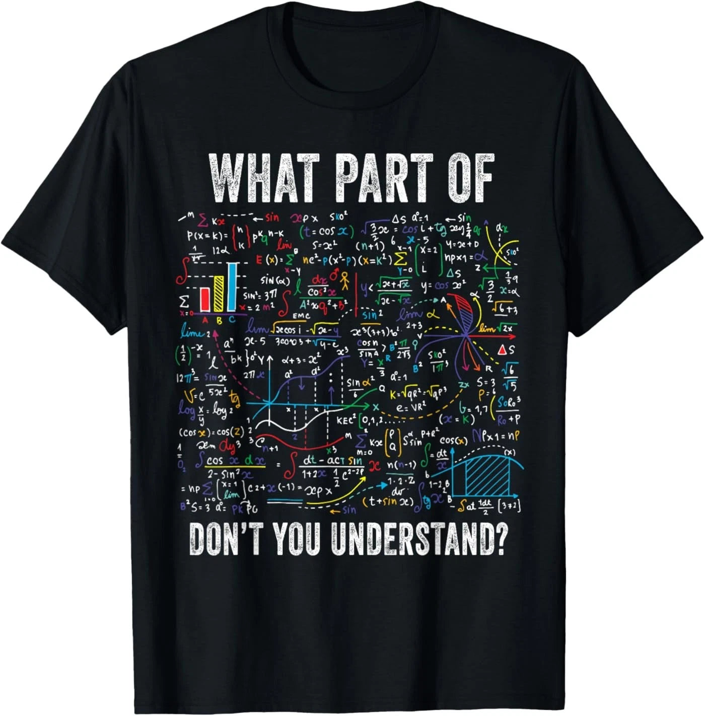 What Part of Don’t You Understand Funny Math Sarcastic T-Shirt
