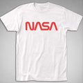 NASA LOGO T-Shirt retro worm 60s 70s 80s space camp rocket moon shuttle apollo