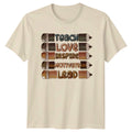 Teach Love Inspire Motivate Lead T-Shirt Teacher Appreciation