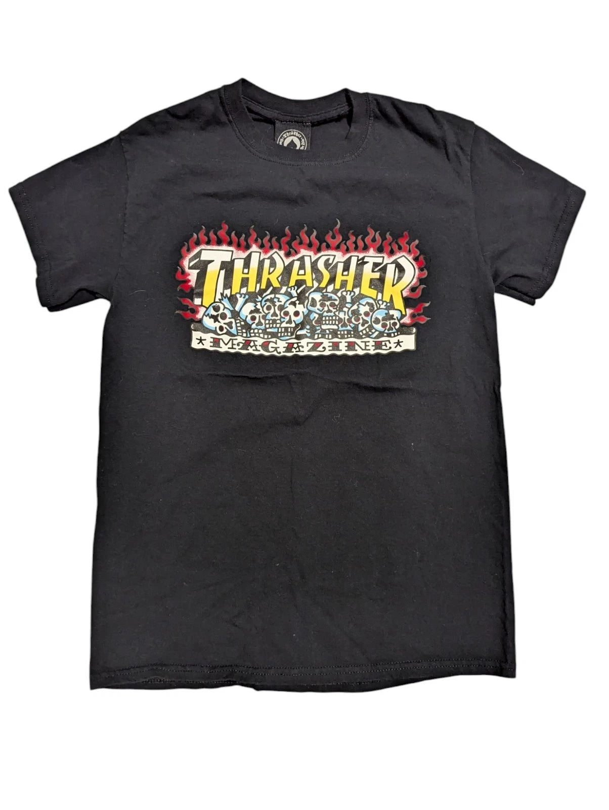 Y2K Thrasher T Shirt Front Print Only Size Small Great Condition