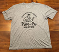 The Home T Mens Gray “Dad Joke Pun-fu Master” Tee Sz XXL