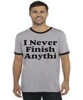 Funny Saying T-shirt Mens Graphic Ringer Tee Clothing Dad Jokes Fathers Day Gift