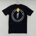 Gudetama Anwar Carrots Tee Shirt Adult Small Black Graphic Logo Cotton Kawaii