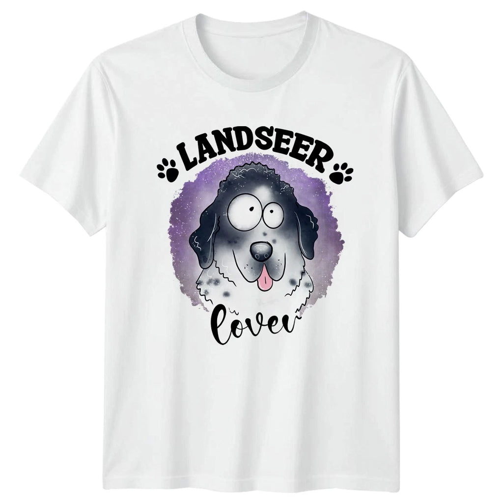 Landseer Lover T-Shirt Dog Breed Newfoundland Gift For Him And Her