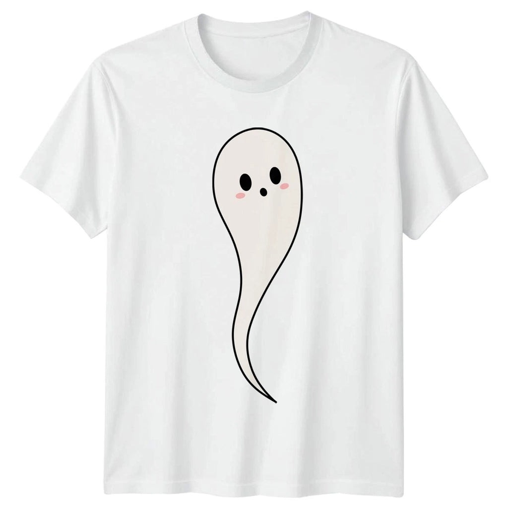 Cute Ghost Character Unisex T-Shirt Kawaii Style Birthday Gift For Him