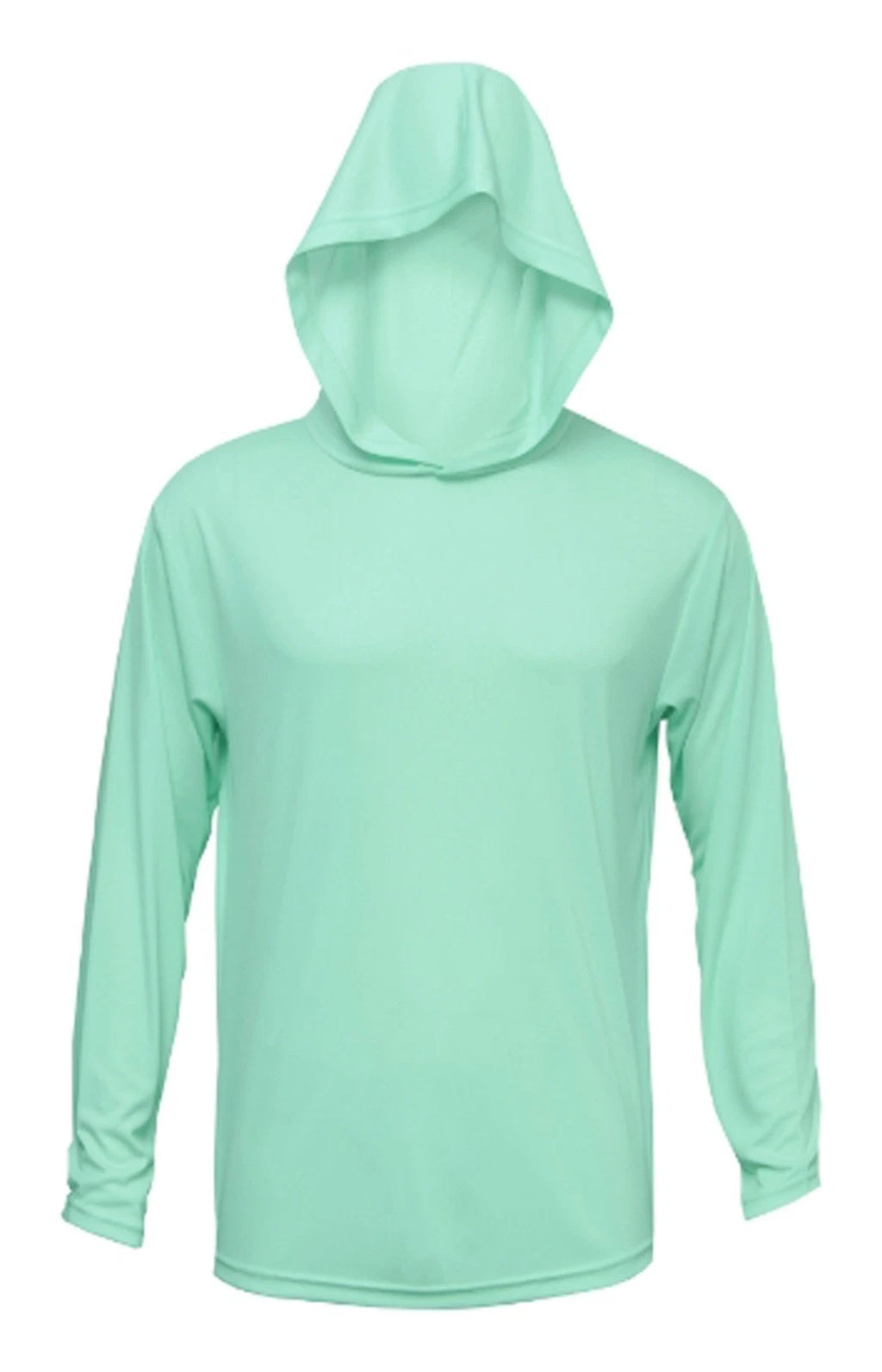 BAW Sea Foam Adult Xtreme-Tek Long Sleeve Hood Shirt