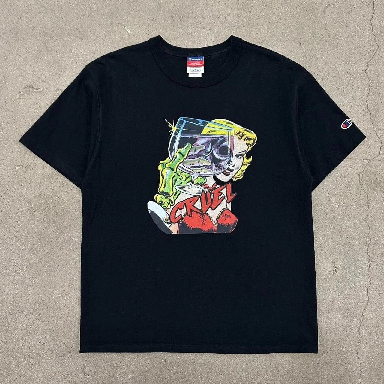 Y2K Grunge Skull Cruel T-Shirt