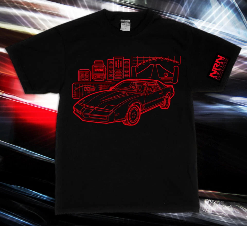 Knight Rider - Shadowy Companion KITT T-Shirt - Limited Edition