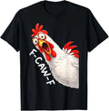 F-Caw-F Chicken Fcawf Funny Rooster Meme Humor Fawk Quote T-Shirt