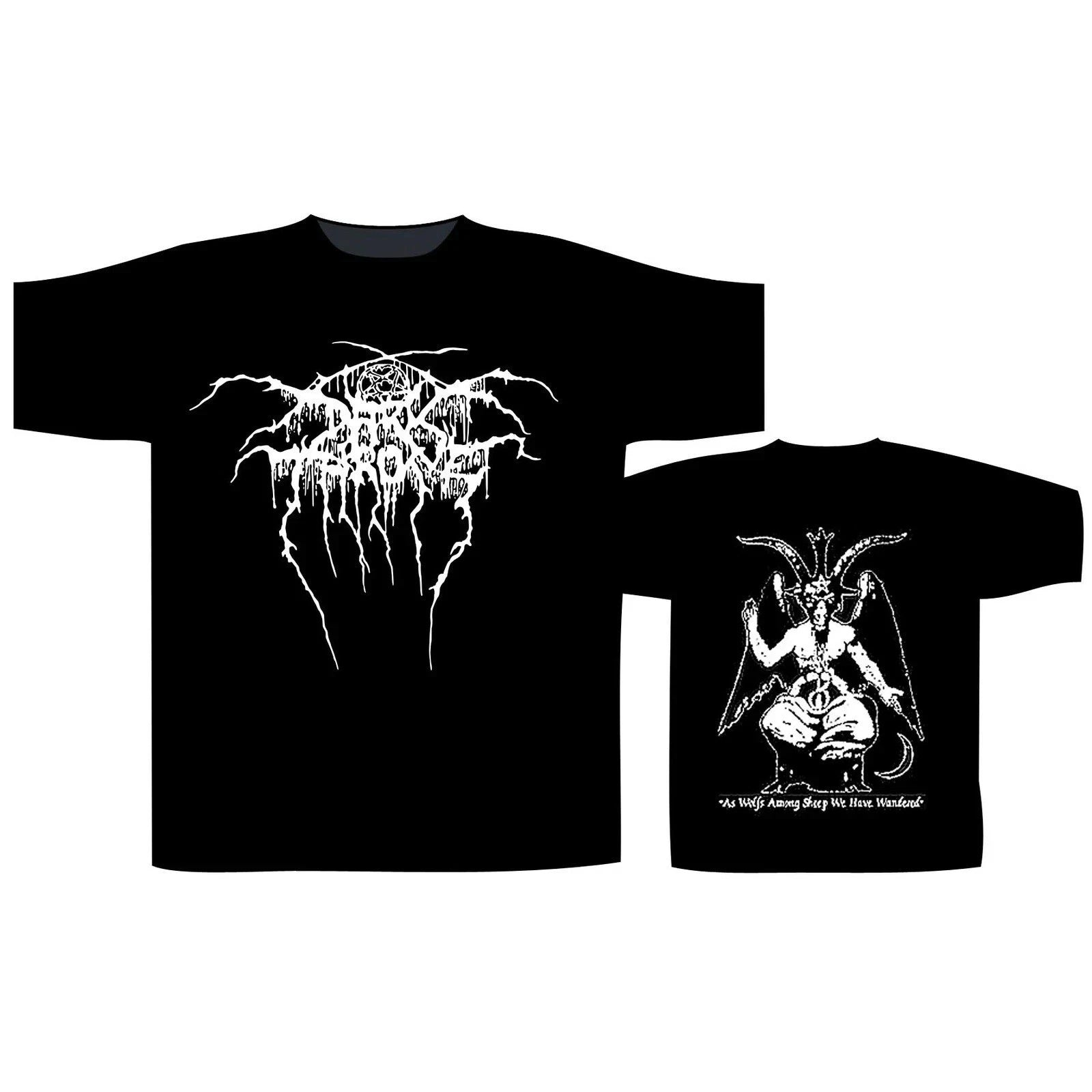 Darkthrone Baphomet Tshirt Black Metal Band T-Shirt