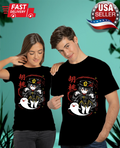 Genshin Impact HuTao Harajuku T-Shirt Anime Girl Kawaii Black Shirt Tee All Size