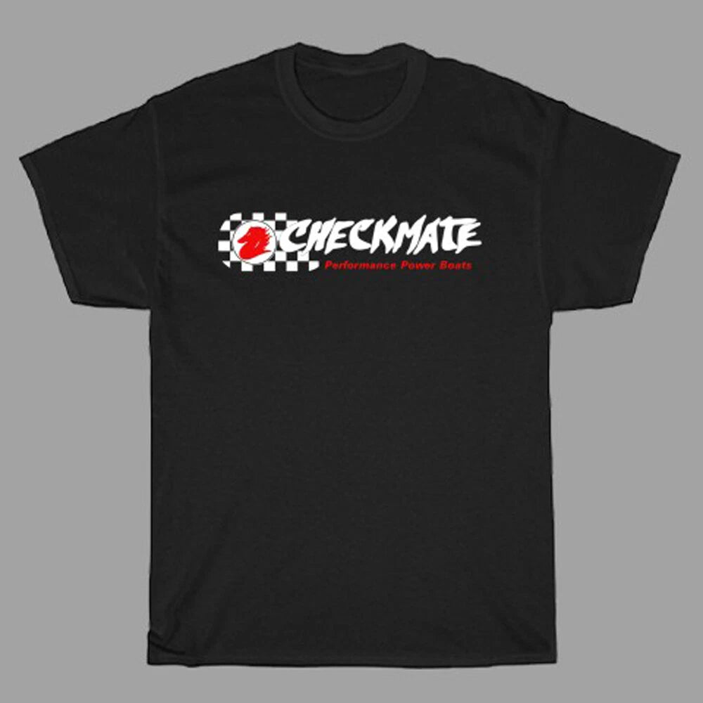 Checkmate Boats Speed Racing Men's Black Size S to 3XL