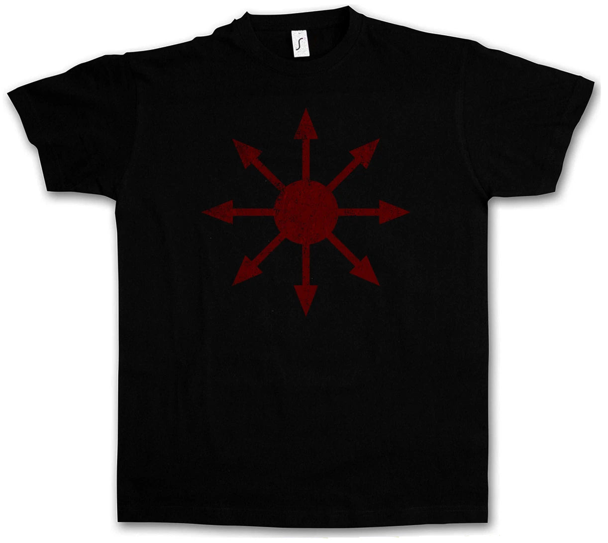 CHAOS VINTAGE SYMBOL I T-SHIRT - Goth Metal Cyber Hardcore Logo Gothic Punk Sign