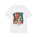 Never Bark Alone T-shirt | Retro Pop Art Dog Faces
