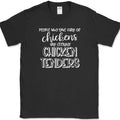 Chicken Tenders T-Shirt Funny Hen Raiser Egg Farmer Homestead Novelty Cotton Tee