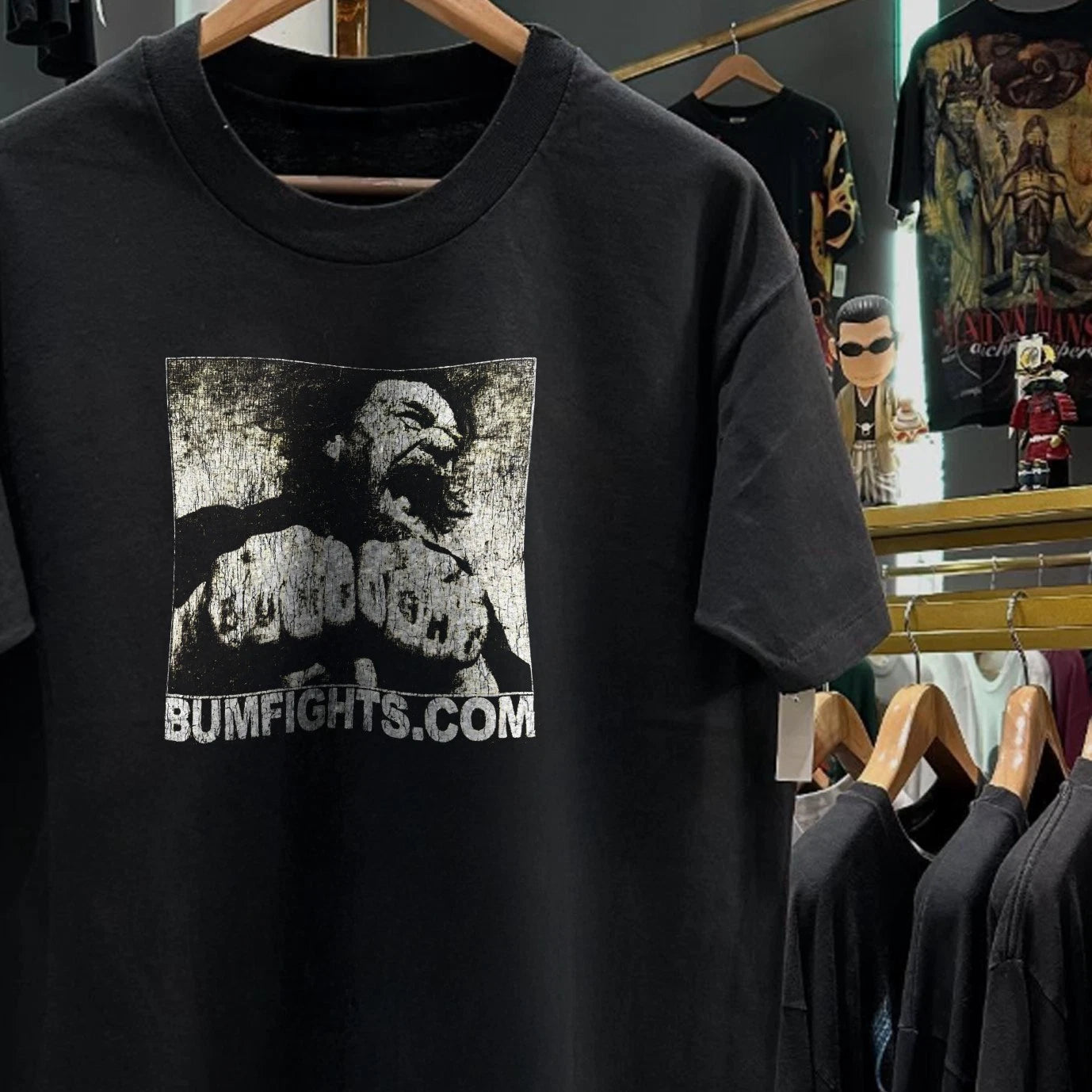 90s Bumfights Promo T-Shirt Black XXL