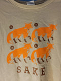 Delta Mens Funny Dad Joke Shirt 'For Fox Sake' Size XL