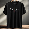 HOT Rainbow Love Hand Line Art Pride T-Shirt LGBTQ Equality Gift Tee S-5XL