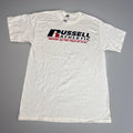 Vintage Y2K Russell Athletic Promo Advertising T-Shirt New With Tags NOS Medium