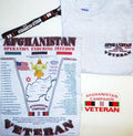 AFGHANISTAN WAR:OPERATION ENDURING FREEDOM U.S. MILITARY VETERAN  2-SIDED SHIRT