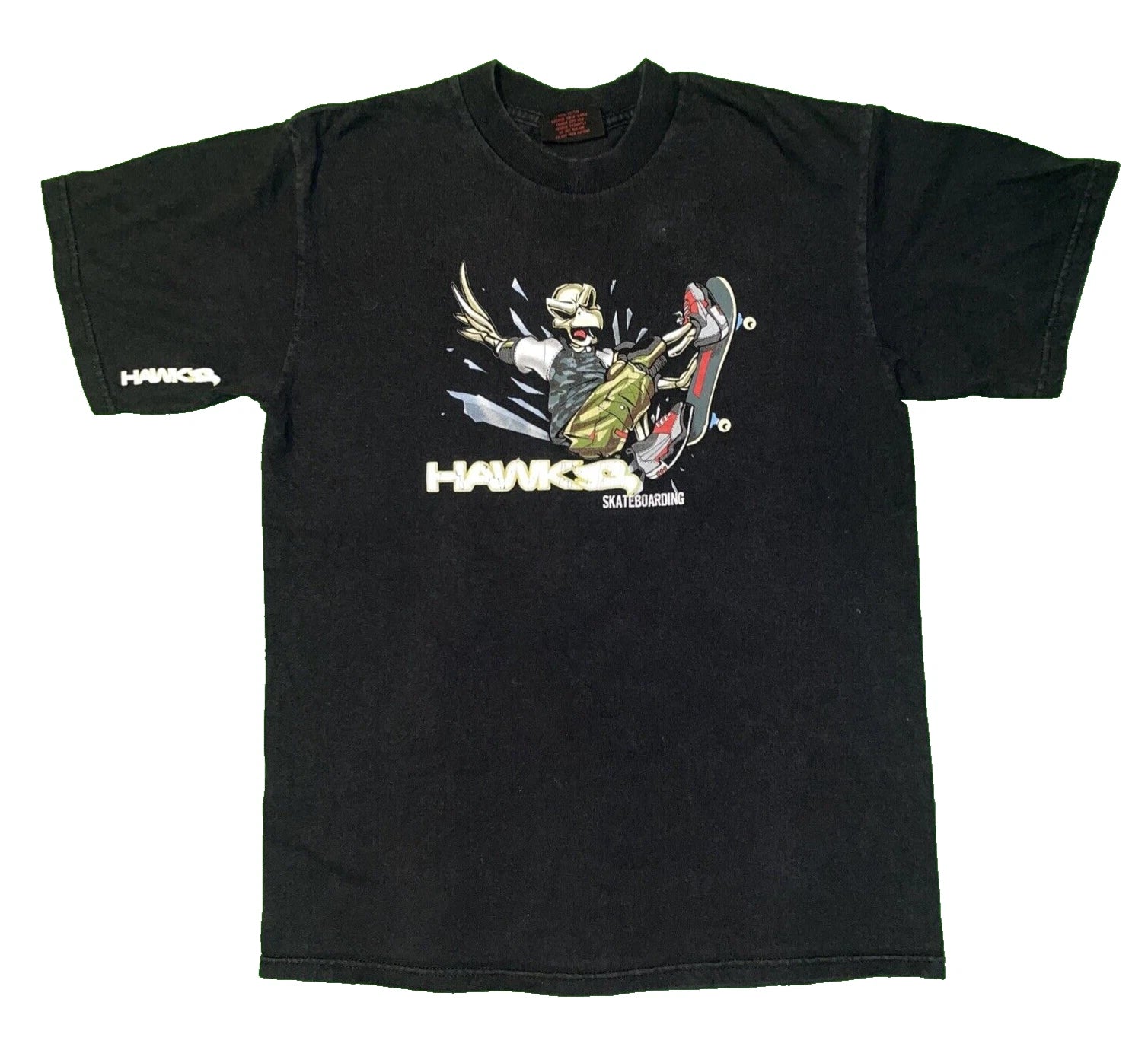Vtg Tony Hawk Shirt Small Y2K Skateboard Birdhouse Powell Peralta 90s Skate Tee