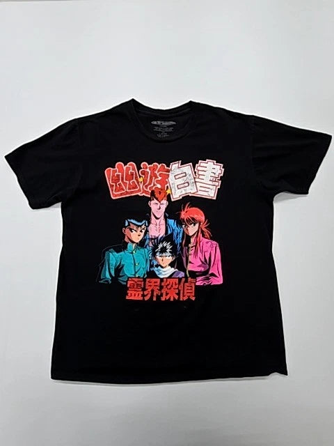 Funimation Unisex Black Jujutsu Kaisen Graphic T-Shirt L Regular Condition