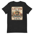 Funny Christian Frog Cowboy Shirt Let God Fix It Western Graphic Tee