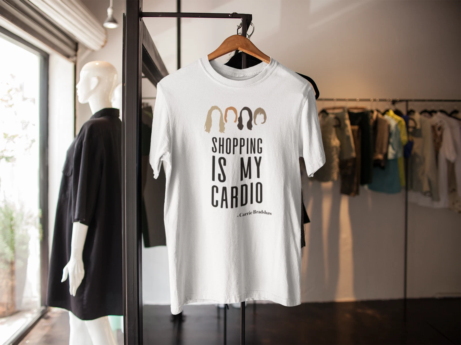 SEX AND THE CITY QUOTE INSPIRED T SHIRT CARRIE NEW YORK TV FUNNY ADULTS KIDSSEX