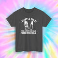 Just a Dad Came Back with Milk T-Shirt | Funny Father's Day Graphic Tee