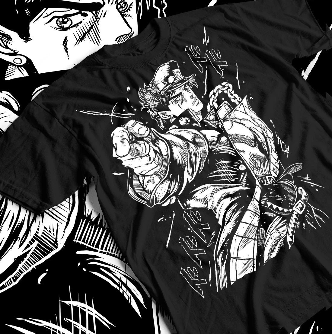JoJo's Bizarre T-Shirt Adventure JoJo Anime Manga Jolyne Jotaro shirt All Size