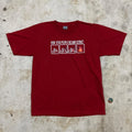 Y2K How stick people became extinct funny t shirt Size XL
