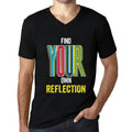 Men's Graphic T-Shirt V Neck Find Your Own Reflection Eco-Friendly Limited