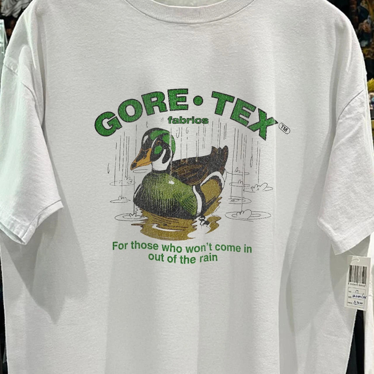 90s Gore-Tex Fabrics Rare T-Shirt White S
