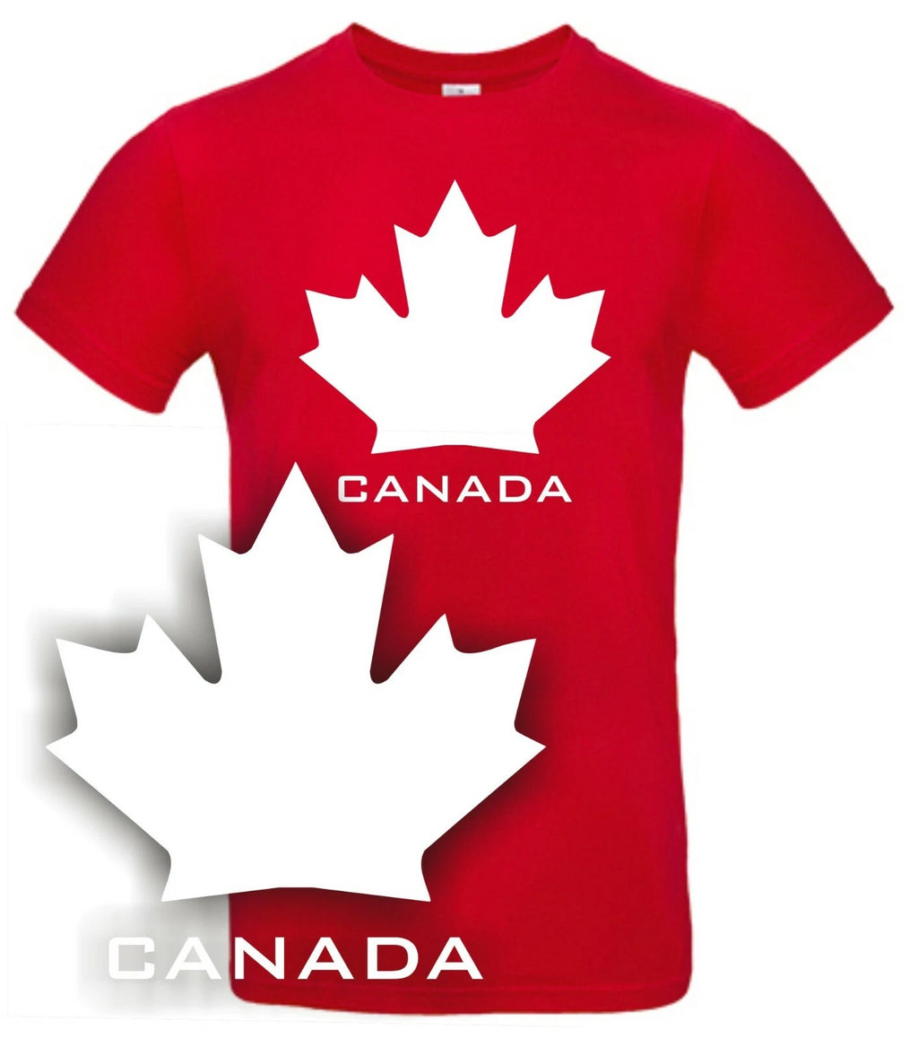 CANADA Canada Maple Leaf Icehockey Ice Hockey T-Shirt Tee Travel Holiday