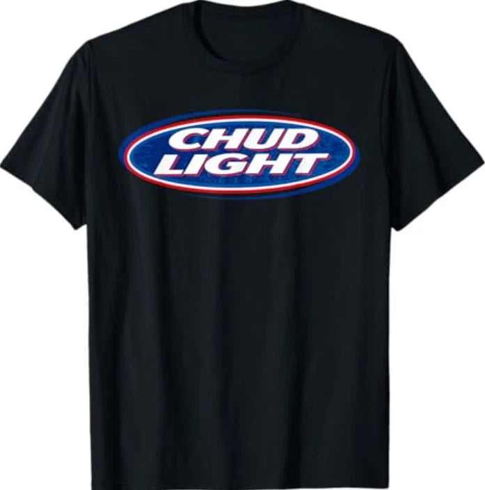 Chud Light Funny Parody Beer Style Humor Design T-Shirt