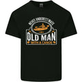 An Old Man With a Canoe Canoeing Funny Mens Cotton T-Shirt Tee Top