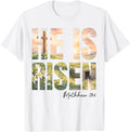 He is Risen Boho Easter Christian Jesus T-Shirt