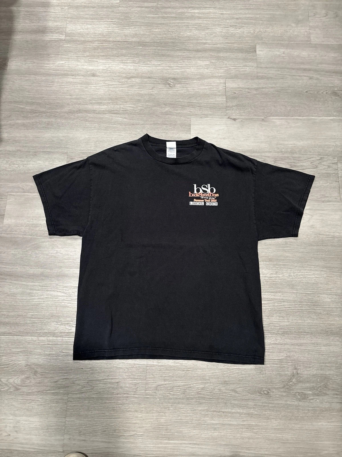 Vintage Y2K 2005 Backstreet Boys Summer Tour T-Shirt Size XL