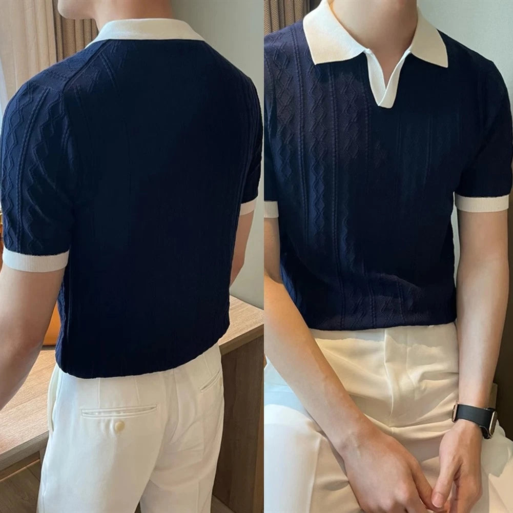 Casual Outfits Fashion Streetwear Color Patchwork T-shirts Brand New Daily Wear