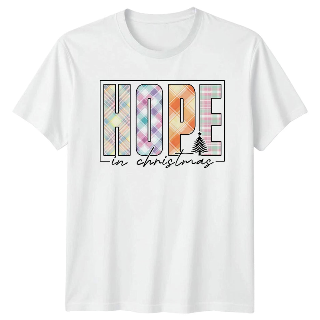 Hope In Christmas T-Shirt Religious Holiday Festive Gift For Him And Her