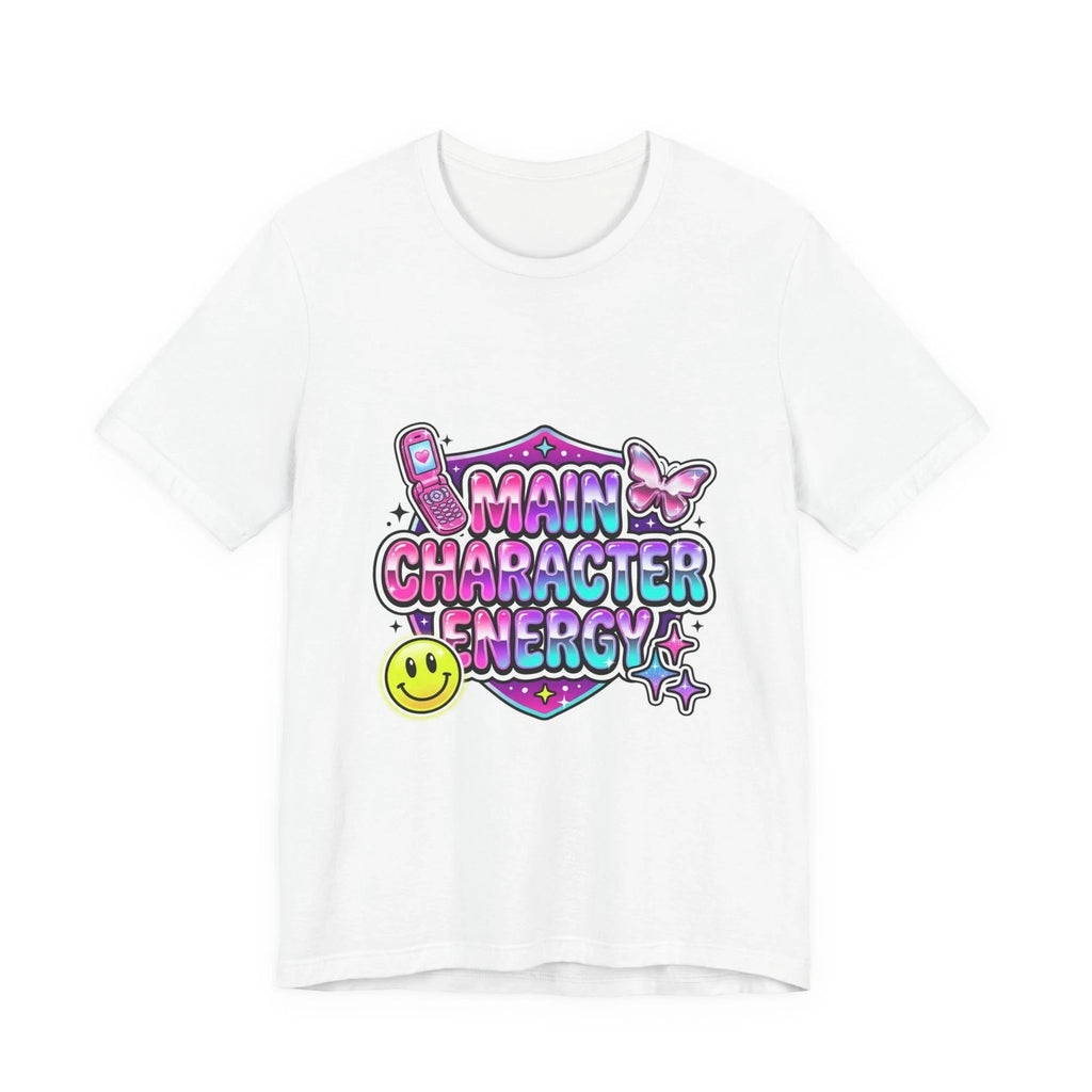 Main Character Energy T-Shirt | Y2K aesthetic, retro internet shirt
