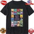 FUNNY Happy Tree Friends Characters Cartoon Tee Unisex Short Sleeve Shirt S-5XL
