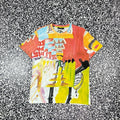 Vintage Y2K Desigual Art Crazy Print Retro T-shirt 3D Japanese Style