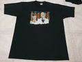 Rare Vintage Parody American Gothic Grant Wood 90s Pop art  T Shirt XL
