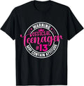 13th Birthday Girl Official teenager 13 Year Old Birthday T-Shirt
