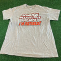Gildan Funny Retirement T-Shirt Novelty Graphic Tee Dad Joke Gift Idea Men Large