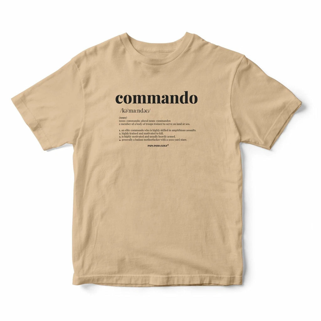 Armed Navy Forces Commando Royal Marines Definition of the Commando - T-Shirt