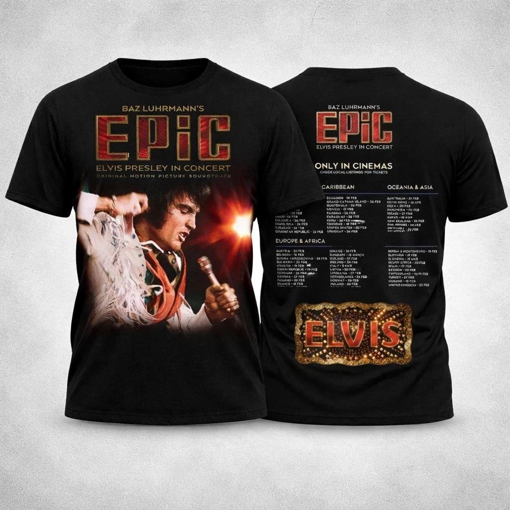 Elvis Presley in Concert 2026 T shirt
