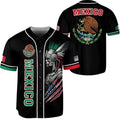 Mexico Baseball Jersey: Aztec Warrior Graphic